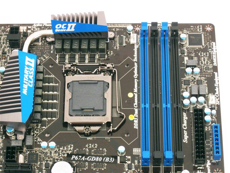 Closer Look: MSI P67A-GD80 - MSI P67A-GD80 (B3) Motherboard Review - Page 2